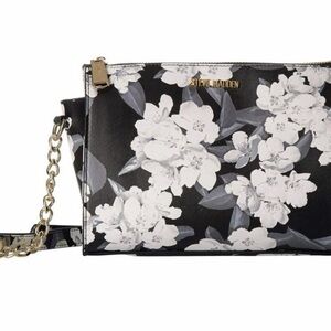 Steve Madden Black n White Floral Crossbody Bag